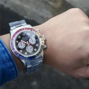 Alternative view of DAYTONA RAINBOW DIAMOND SILVER STAINLESS STEEL 40MM 116599 RBOW