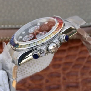 DAYTONA RAINBOW DIAMOND SILVER STAINLESS STEEL 40MM 116599 RBOW - Image 8