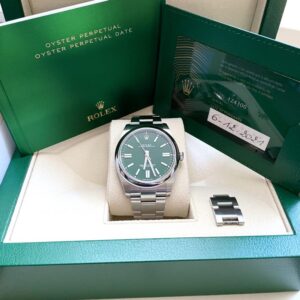OYSTER PERPETUAL 124300-0005 Series green dial - Image 6