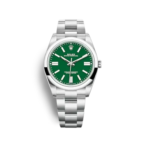 OYSTER PERPETUAL 124300-0005 Series green dial
