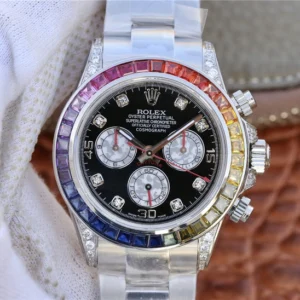 DAYTONA RAINBOW DIAMOND SILVER STAINLESS STEEL 40MM 116599 RBOW - Image 4